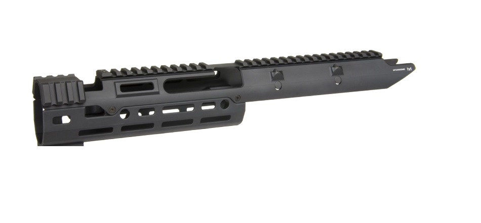 【エントリー最大10倍＆3％クーポン】WII TECH マルイ次世代電動ガン MP5A5/A4対応 UTG PRO Monolithic EXTENDED エクステンデッド タイプ M-LOKアルミハンドガード モノリシック｜エアガンショップ モケイパドック