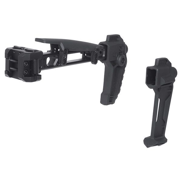 【エントリー最大10倍＆3％クーポン】SIタイプ Strike FSA デュアルフォールディングストック ＆ スタビライザー 20mmレール用 ブラック/デザートカラー
