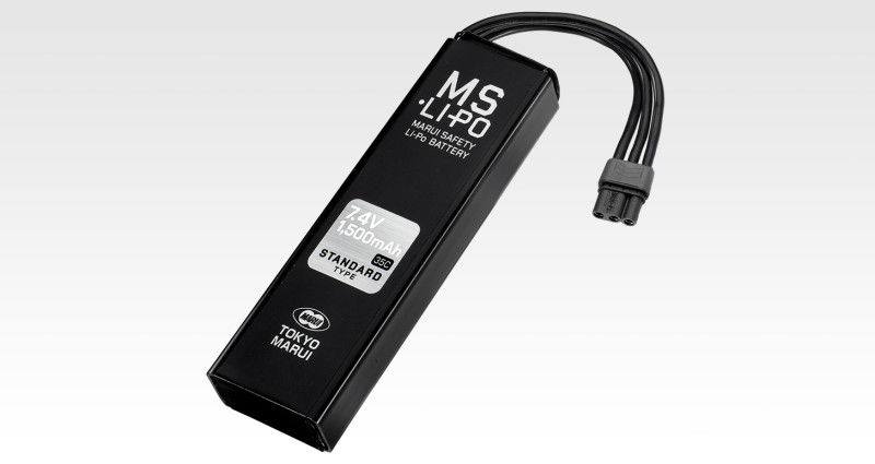 【エントリーで最大10倍＆3％クーポン】マルイ MS Li-Po バッテリー 7.4v1500mAh スタンダードタイプ MR30コネクター