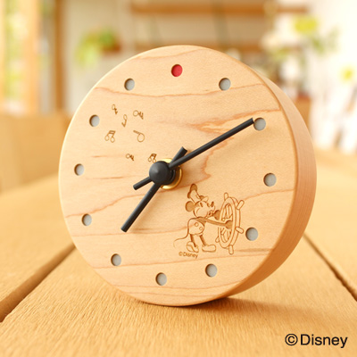楽天市場 ディズニーキャラクターの小型置時計 木香屋