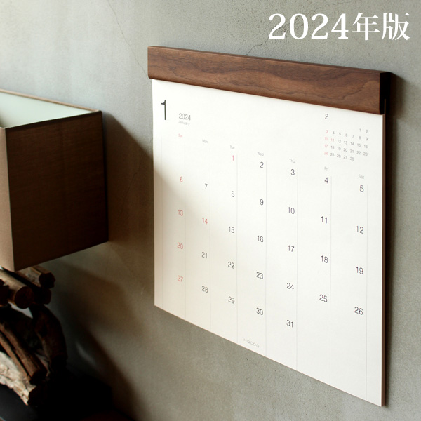 楽天市場 木製壁掛けカレンダー 22年版 Wall Calendar 22年1月 12月分 木香屋