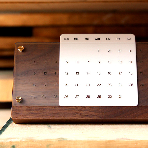 楽天市場 木製万年カレンダー Desk Calendar Eternal 木香屋