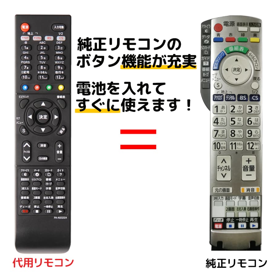 田O21 パナソニックテレビリモコンN2QAYB000569 動作品