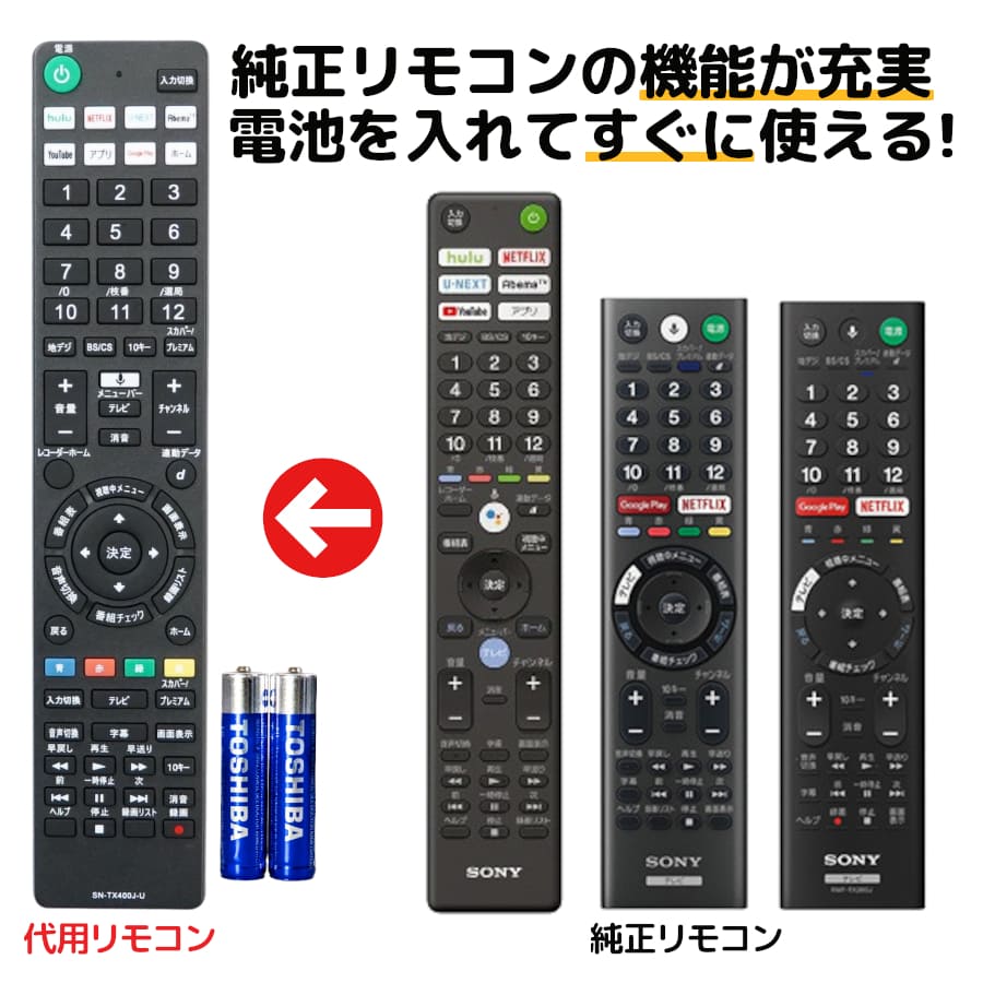 【楽天市場】ソニー ブラビア テレビ リモコン RMF-TX400J RMF