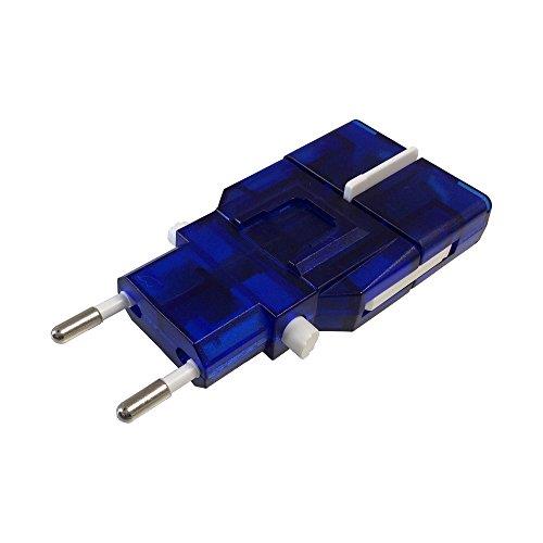 カシムラ 海外用 変換プラグ 世界対応 サスケ ブルー 電源プラグ B / C / BF / B3 / O / SE / O2 NTI-13画像