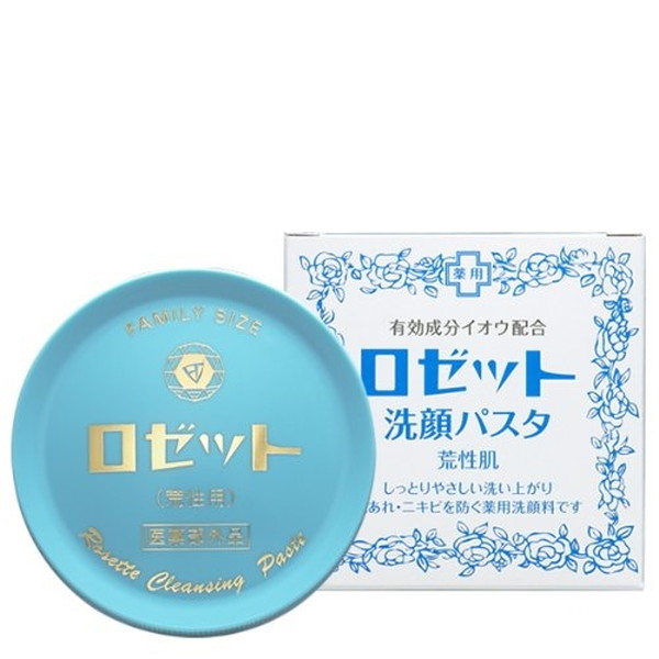 楽天市場 Rosette ロゼット 洗顔パスタ 荒性肌 90g ブルー 医薬部外品 Mokomoko青山