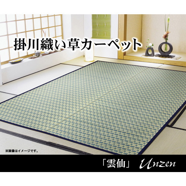 IKEHIKO イケヒコ 純国産 い草 上敷き カーペット 掛川織 雲仙 江戸間4.5畳 261×261cm|MOKOMOKO青山