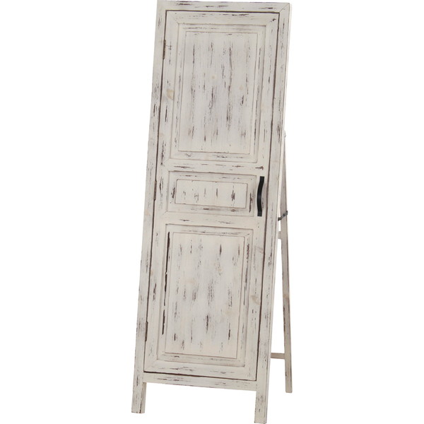 東谷 AZUMAYA ソーレ ドアミラー 幅：45×奥行：45×高さ：134cm TSM-13 WH TSM-13WH