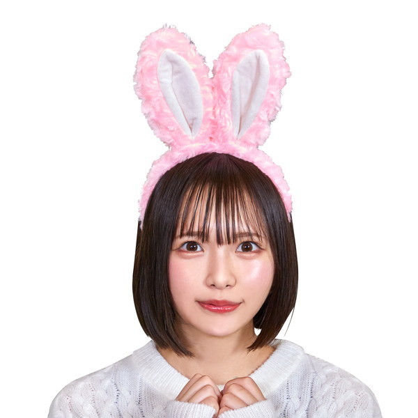 楽天市場】うさ耳カチューシャ(ホワイト、ピンク) コスプレ
