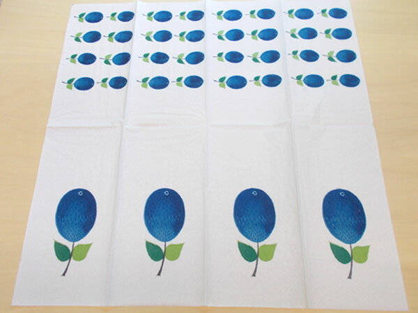 A3 Profil ペーパーナプキン プルーヌス Prunus 16枚入り 縦幅40cm 紙 ドイツ製画像