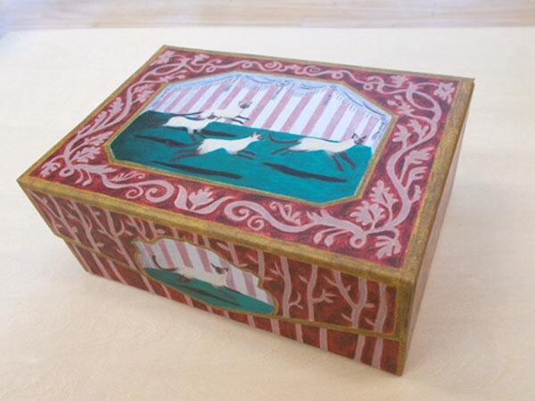 楽天市場】『リモージュボックス「シーソーで遊ぶネコ」』フランス