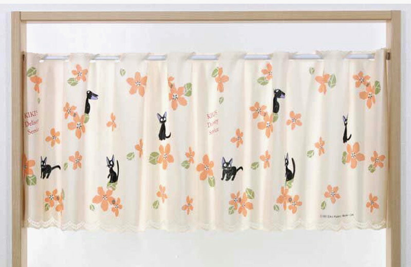 魔女の宅急便　ジジ　ボイルカーテン　レースカーテン　100x198cm 未使用 楽天市場】レースカーテン > ジブリ・花・ストライプ > ジブリ：Tomo's