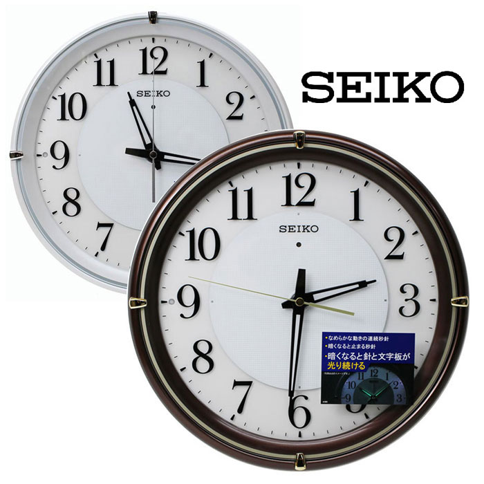 楽天市場】セイコー ファインライトネオ 均一に光る 電波掛け時計 自動