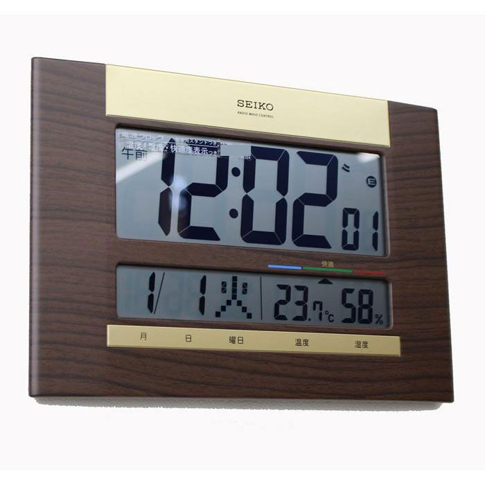 SEIKO デジタル温湿度計付き時計 SQ434S SQ434S | プログラム機能付 | セイコーウオッチ株式会社