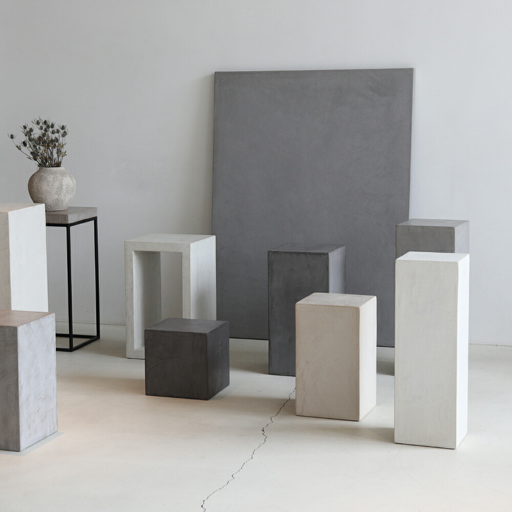 モールテックス ディスプレイ台 サイドテーブル コンクリート風 モルタルグレー MOKUCONCRETE】ディスプレイテーブル サイドテーブル モールテックス