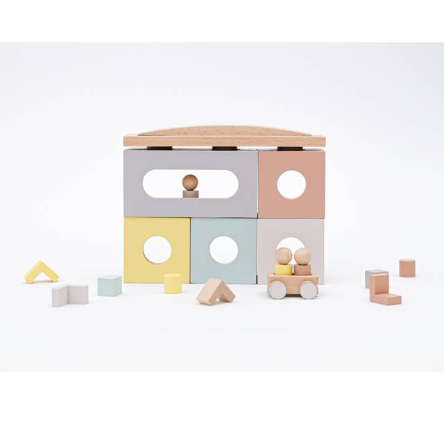 ドールハウス 木のおもちゃ 木製 積み木 知育玩具 3歳 4歳 5歳 誕生日プレゼント dou?-toy I\'mhome クリスマスプレゼント