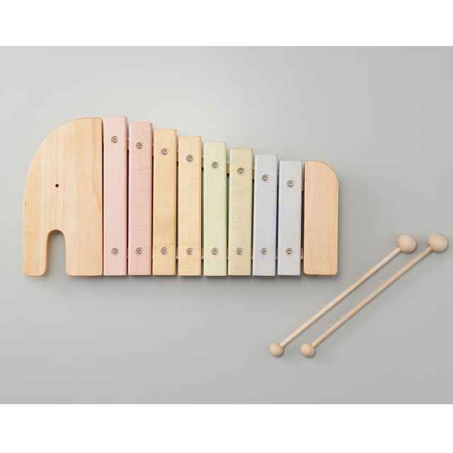 木琴 おもちゃ 日本製 楽器 音遊び エドインター エレファントシロフォン 3歳 誕生日 出産祝い 赤ちゃん 選ぶなら 4歳 2歳 プレゼント 最大55％オフ