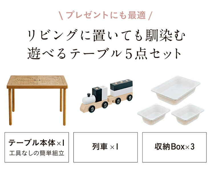 ポイント10倍/13日9:59まで】【天板リバーシブル仕様/列車付き