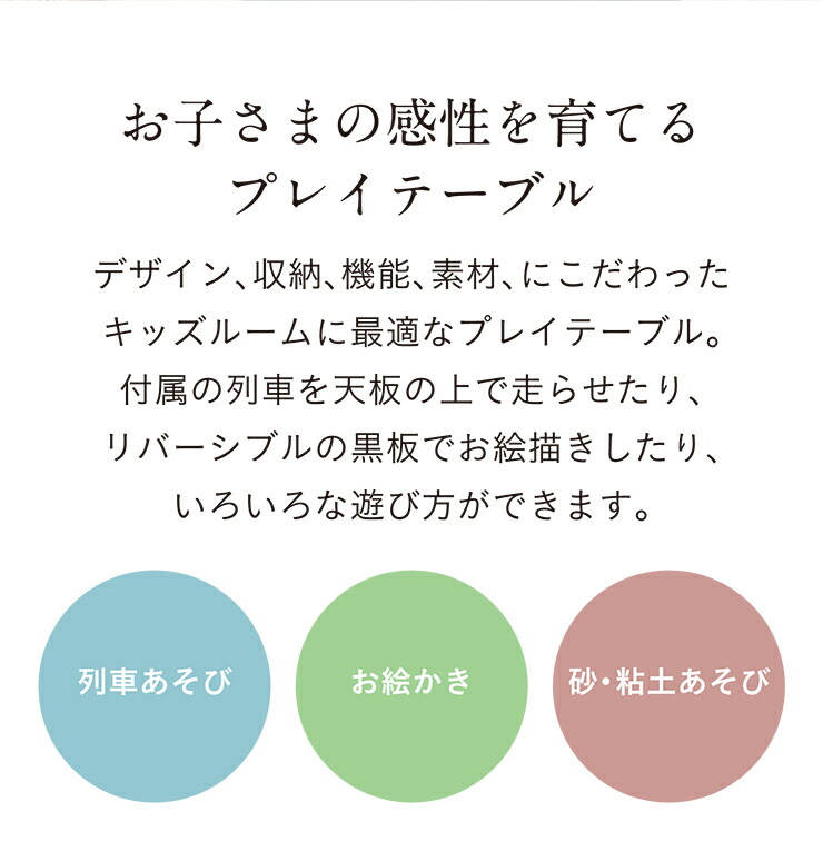 ポイント10倍/13日9:59まで】【天板リバーシブル仕様/列車付き