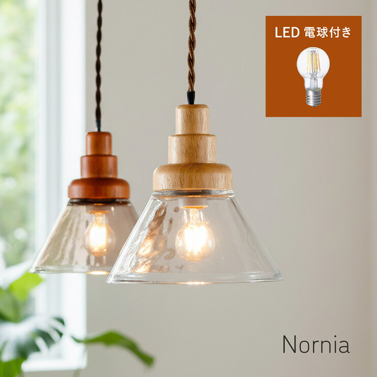 【7%OFFクーポン配布中】ペンダントライト ダイニング ガラス ダクトレール 北欧 シーリングライト おしゃれ LED 1灯 電球 e17 Nornia(ノルニア) 2色対応 電球セット 天井照明 吊り下げ リビング 照明器具 照明 led ライト 寝室