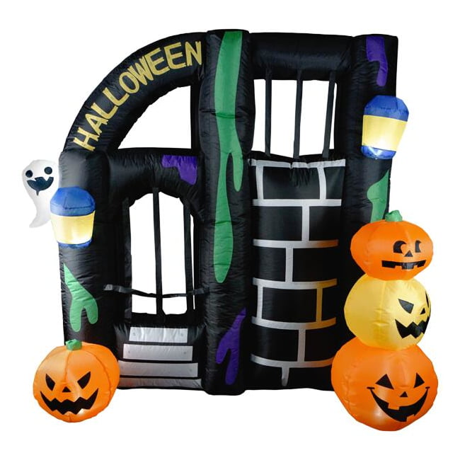 フォトスポットディスプレイ ハロウィン パンプキンプリズン H195XW180XD140cm|日本の四季・行事の店 木瓜屋