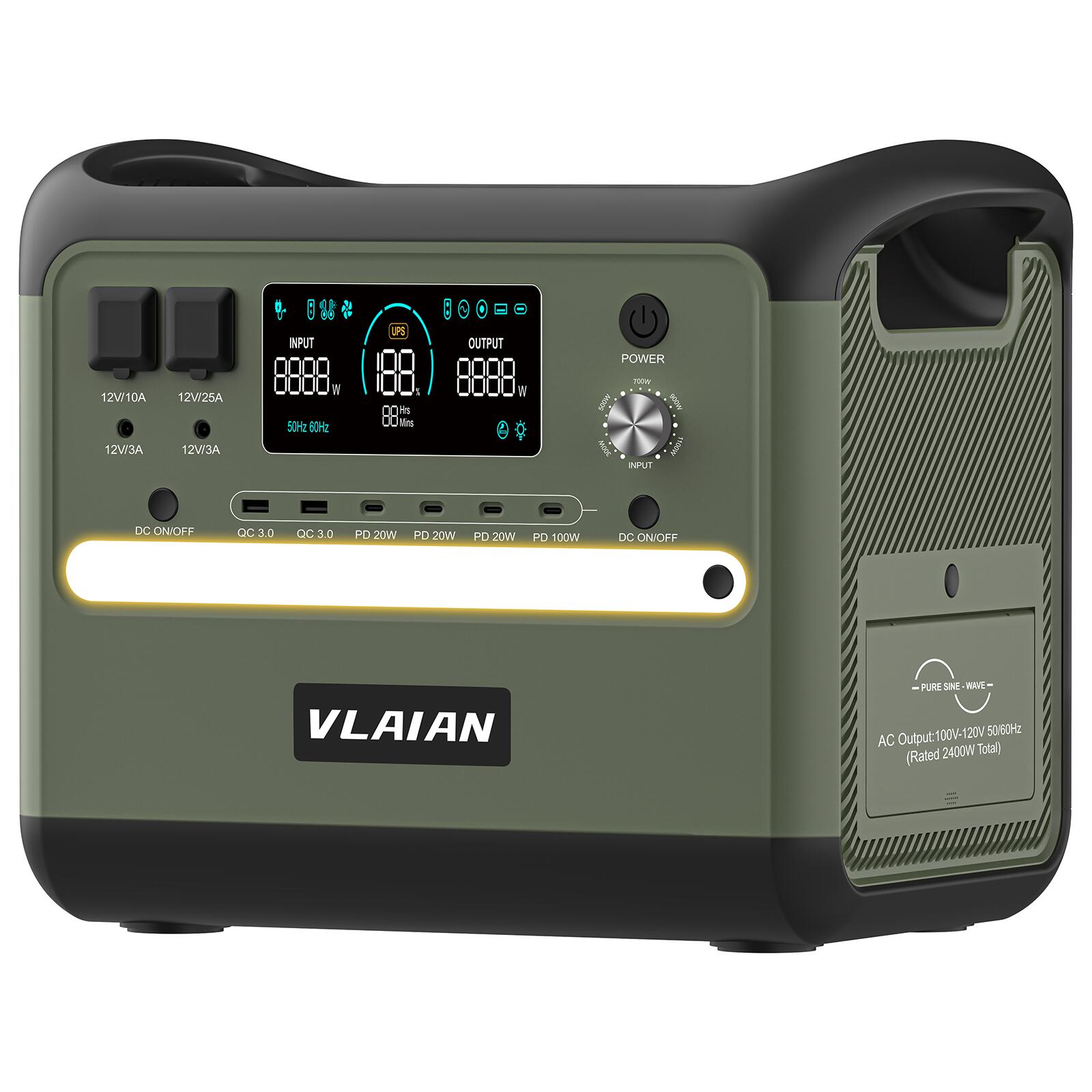 【楽天市場】【地震応援 最安値】VLAIAN ポータブル電源 2400W 