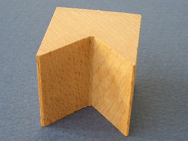 楽天市場 基本ブロック ｕ４５ 立方体 ｖカット 30x30x30mm モクザイヤ
