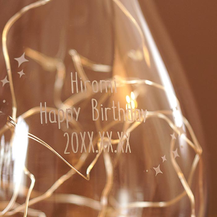 楽天市場 Led 置物 インテリア 名入れ 名前入り 名入り 贈り物 ギフト プレゼント しずく Led ライト おしゃれ 間接照明 寝室 ガラス 北欧 ナイトライト 癒し グッズ 木製 木 誕生日 女性 女友達 男性 30代 代 結婚 新築