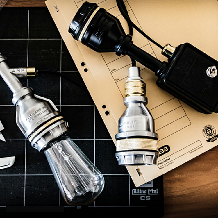 AMP SOCKET STD UNIT アンパサンド ペンダントライト 1灯 照明 おしゃれ 照明器具 インダストリアル かっこいい LED対応 アルミ ダイキャスト エルコミューン インダストリアル 無骨 ヴィンテージ感 ユーズド感 ダイキャス シンプル