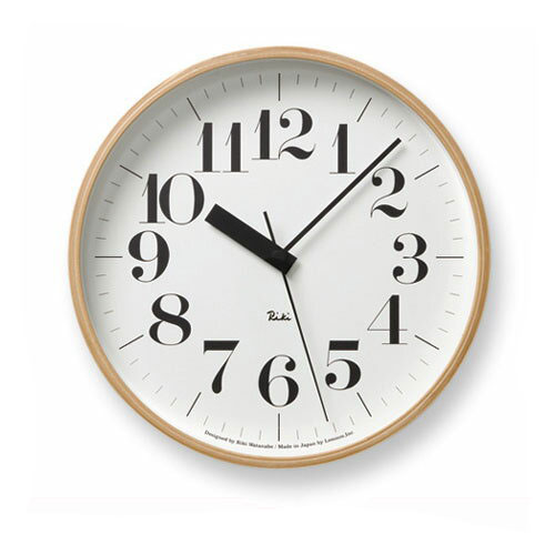 掛け時計 RIKI CLOCK RC 電波時計 WR07-11【壁掛け時計 壁 時計 掛時計 クロック ウォールクロック インテリア雑貨 かわいい おしゃれ 壁掛け 壁掛け時計 誕生日 プレゼント 母の日 新築祝い 結婚祝い】