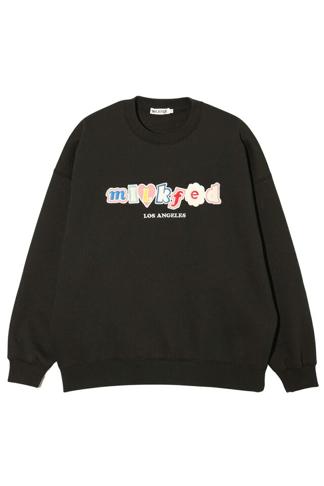 【新品】ミルクフェド バックロゴ入りスウェット トレーナー アッシュ L 2_000000037668.jpg?1724288453