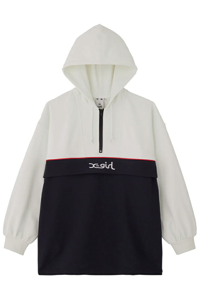 楽天市場】【 X-girl エックスガール 】 HALF ZIP JERSEY DRESS ハーフ