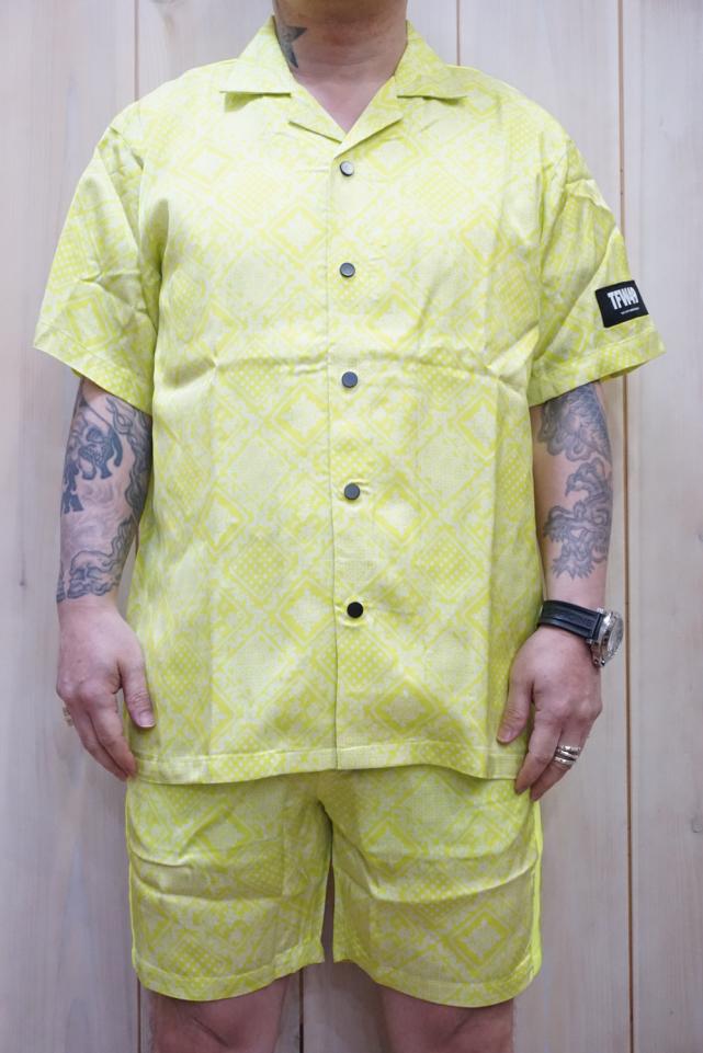 【セール60%OFF】TFW49 ティーエフダブリューフォーティーナイン T062310002 TFW49 × REYN SPOONER BANDANA SHIRTS レインスプーナーコラボシャツ YELLOW 正規通販 メンズ ゴルフ tfw49