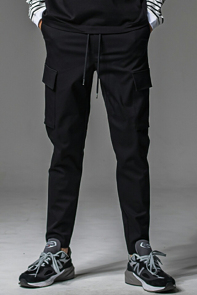 大売り出し40%OFF RESOUND CLOTHING  リサウンドクロージング RC37-ST-029 Roland cargo ローランドカーゴパンツ BLACK 置き目通信販売 メンズ