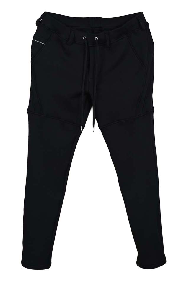 大売り出し40%OFF RESOUND CLOTHING  リサウンドクロージング RC38-ST-026H velours fleece TYLER PANTS ベロアフリースタイラーパンツ BLACK 置き目通信販売 メンズ