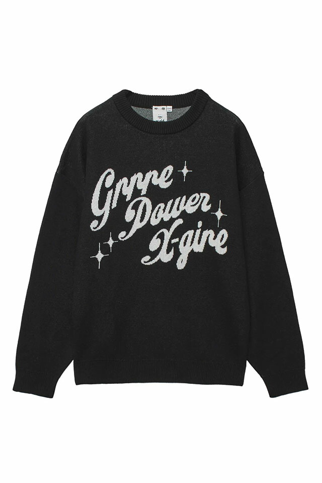 楽天市場】エックスガール X-girl レタリングロゴ ジャガードニット