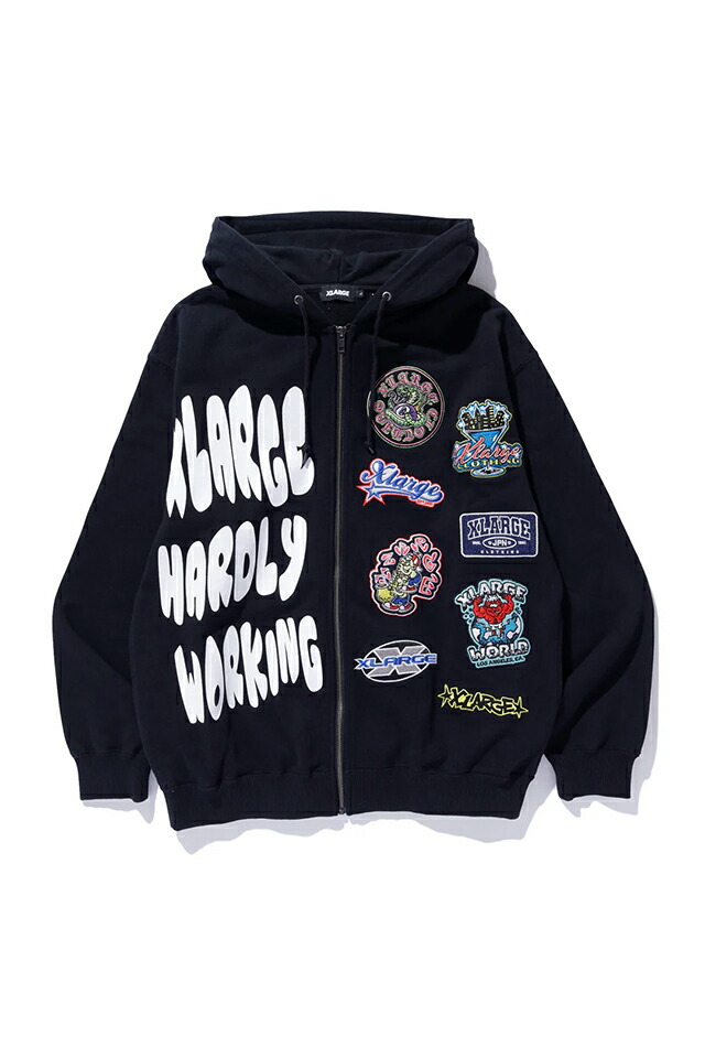 楽天市場】全2色 エクストララージ XLARGE ジップパーカー MULTI