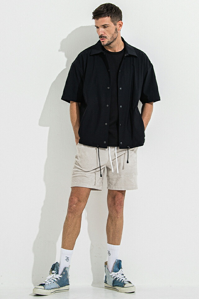大売り出し40%OFF RESOUND CLOTHING  リサウンドクロージング RC36-HP-001 TYLER PILE SHORTS パイルショートパンツ GRAYGE 置き目通信販売 メンズ