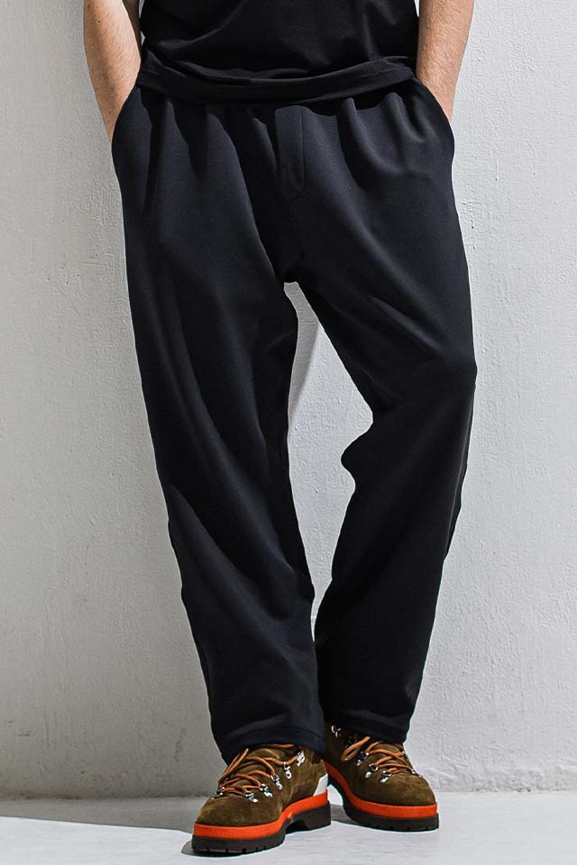 DELAY ディレイ DP1-ST-003 Emilio DB WIDE PANTS ワイドイージーパンツ BLACK 正規通販 メンズ