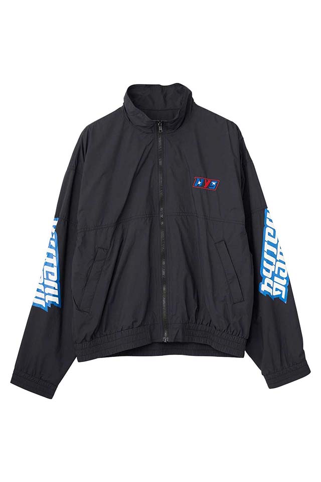 HYSTERIC GLAMOUR ヒステリックグラマー 02261AB03 FAST STAR スタンドカラーブルゾン BLACK 正規通販 メンズ