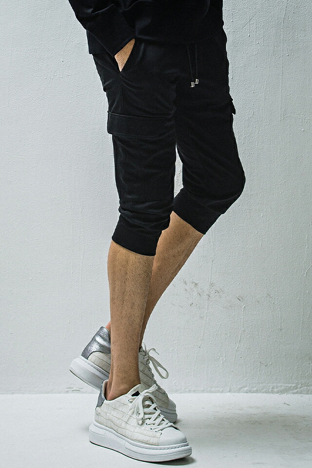 RESOUND CLOTHING リサウンドクロージング RC39-HP-001 cargo cropped PT カーゴクロップドパンツ BLACK 正規通販 メンズ