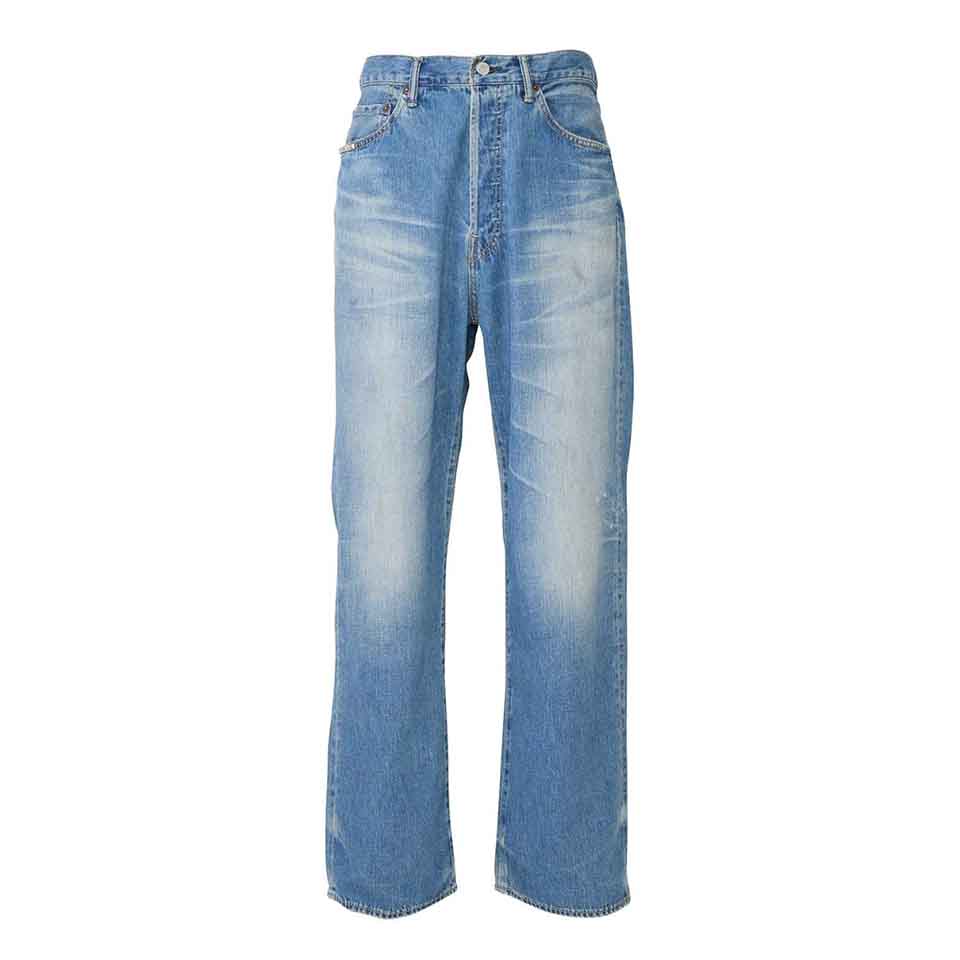 HYSTERIC GLAMOUR ヒステリックグラマー 02251AP12 CH加工 バギーパンツ DARK INDIGO BLUE 正規通販 メンズ｜モロトフカクテル