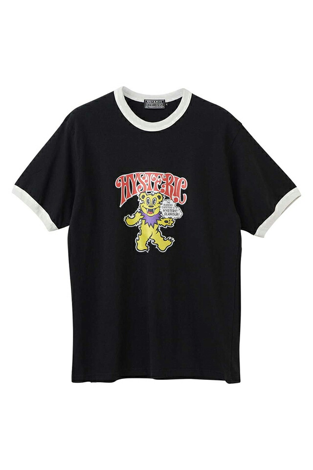 HYSTERIC GLAMOUR◆BEARBRICK/Tシャツ/M/コットン/WHT/02192CT23 HYSTERIC GLAMOUR(ヒステリックグラマー) / BEARBRICK/Tシャツ/M