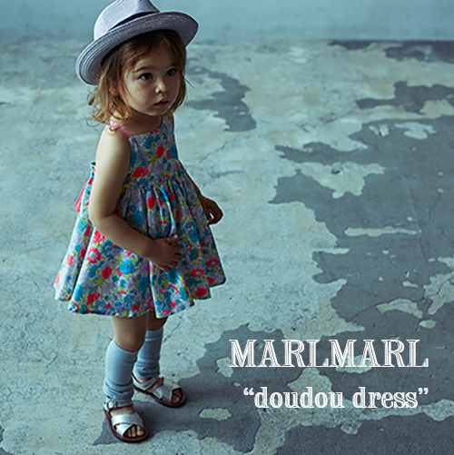 完売御礼】【全3色】MARLMARL マールマール：doudou dress（ドゥドゥ