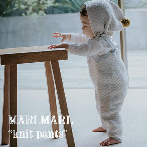 MARLMARL  ネクタイシャツ　ブルマ　ニットパンツ　セット マールマール ニットパンツ MARLMARL knitpants ニット ベビー服