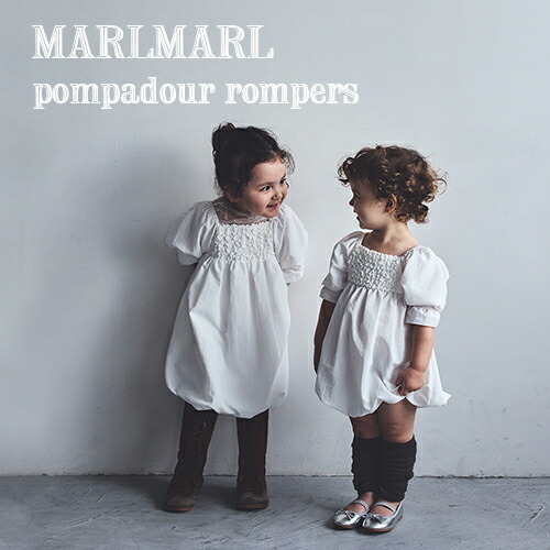 【全10種/2大きさ】MARLMARL マールマール：ロンパース pompadour rompers［ラッピング.のし.申したて無料］ポンパドール／ロンパース／取りまかなう櫂／軽気球／生み出すこと祝賀会／生まれ落ちる日祝賀会／もの言う花／キッズ／お坊っちゃん／お嬢さん／差し上げ物／差し上げ物／貨物輸送無料