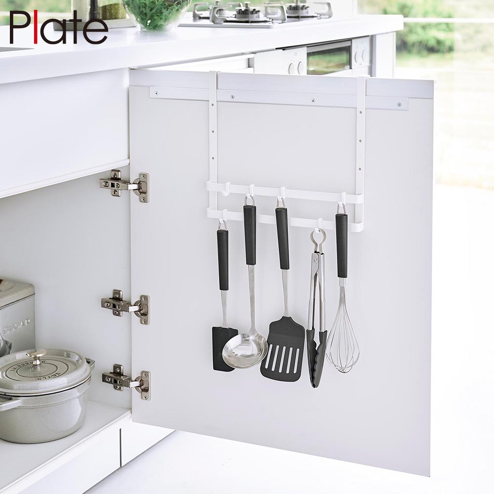 楽天市場】シンク扉フック プレート 2段 山崎実業 plate ホワイト 3078