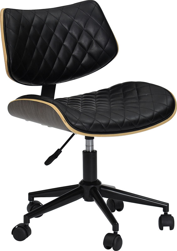 楽天市場】ホームチェア デニーロ BK ブラック 480×500×745〜815mm