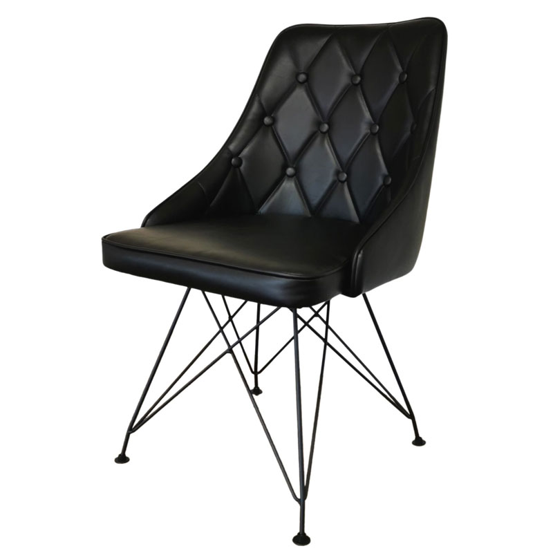 ワイヤーレッグ回転チェア 2脚セット Helle DC7259