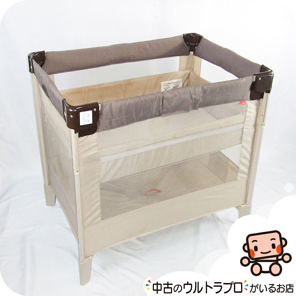 楽天市場】ベビーベッド 中古 アップリカ ココネルエアー aprica